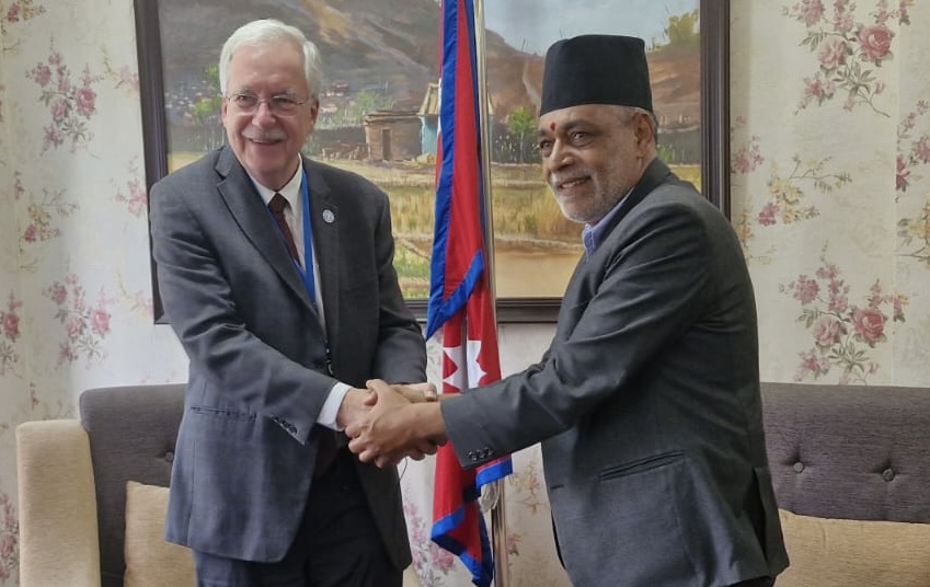 कृषिमन्त्री अधिकारी र एफएओका विशेष प्रतिनिधि बीच भेटवार्ता, थप सहकार्यमा जोड