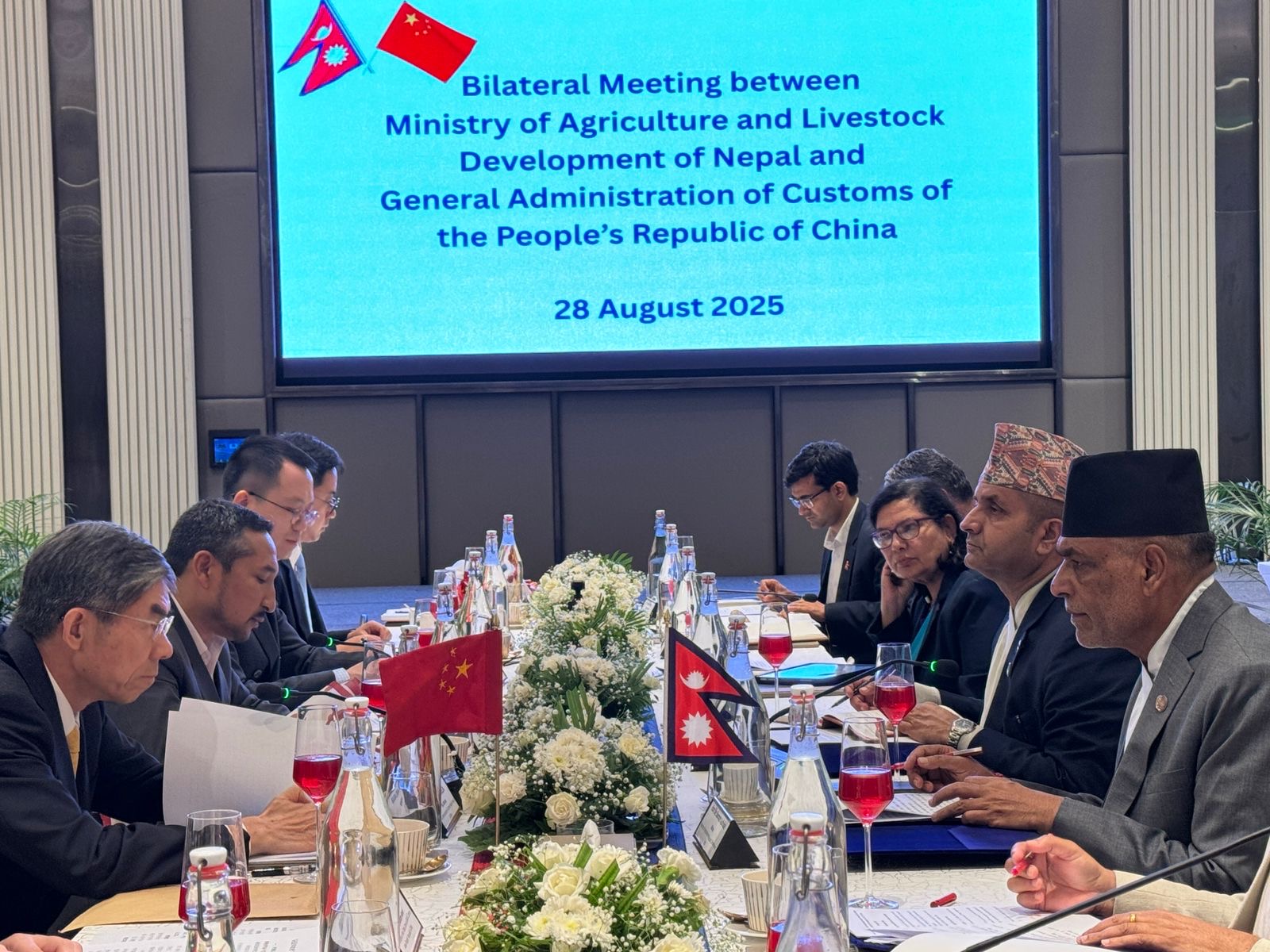 भैंसीको मासुदेखि कृषि उपज चीनतर्फ निर्यात सहज बनाउन नेपालको आग्रह
