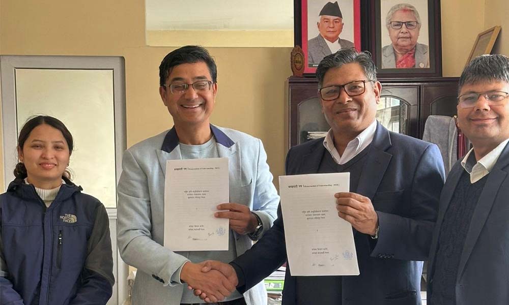 कृषि आधुनिकीकरणका लागि एआई सहकार्यसम्बन्धी सम्झौता सम्पन्न