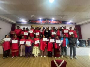 पोखरामा व्यवसायिक पोल्ट्री तालिम सम्पन्न