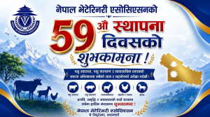 नेपाल भेटेरिनरी एशोसिएसनको ५९औँ स्थापना दिवस मनाइँदै, सरोकारवालालाई सहकार्यको आह्वान