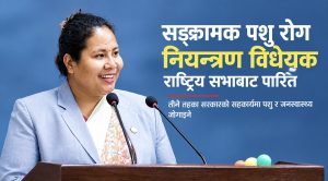 सङ्क्रामक पशु रोग नियन्त्रण विधेयक राष्ट्रिय सभाबाट पारित